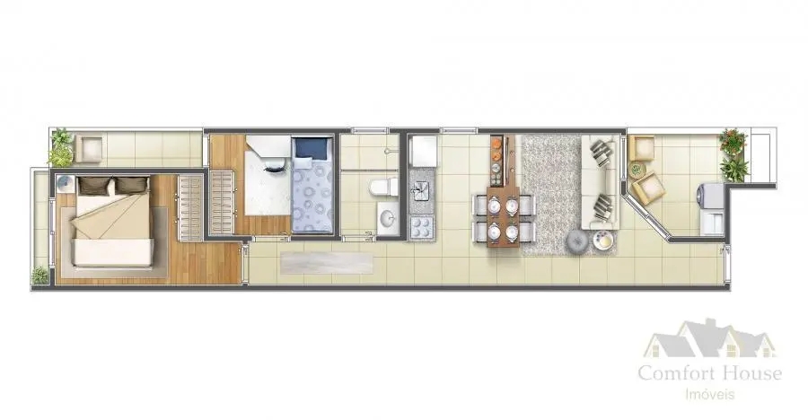 Apartamento, 2 quartos, 53 m² - Foto 12