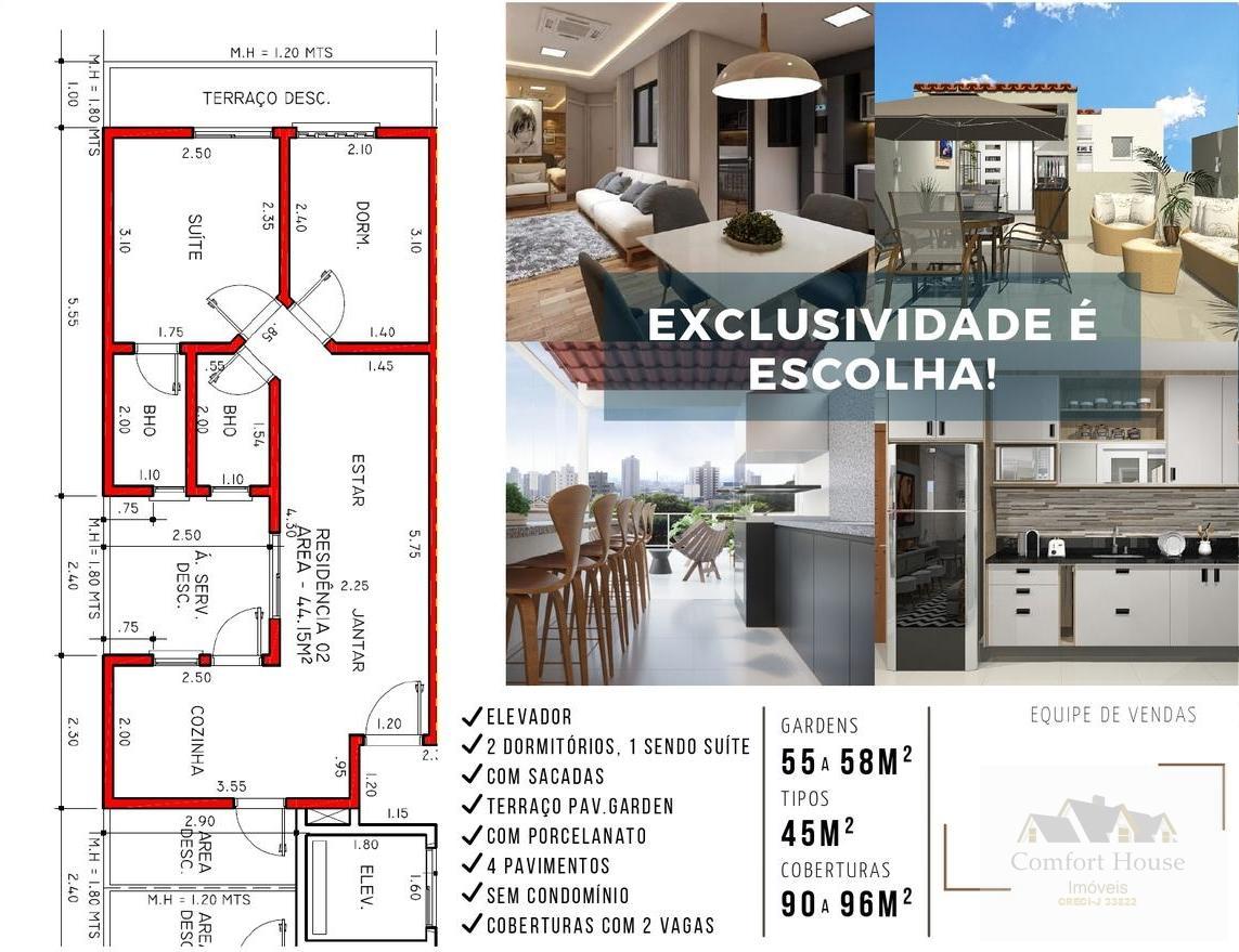 Apartamento, 2 quartos, 64 m² - Foto 3