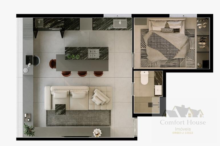 Apartamento, 1 quarto, 37 m² - Foto 10