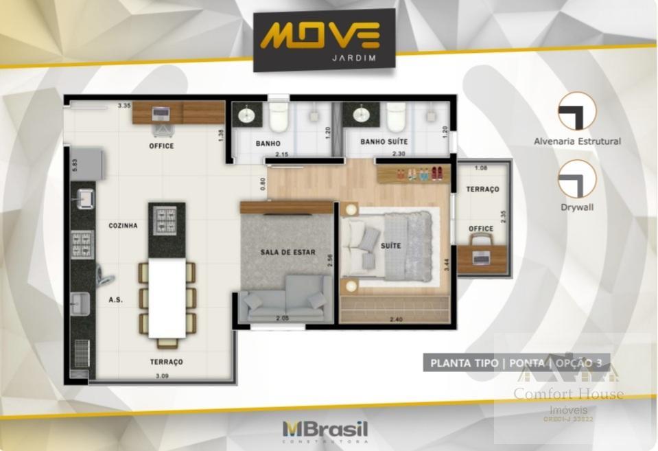 Apartamento, 2 quartos, 45 m² - Foto 24