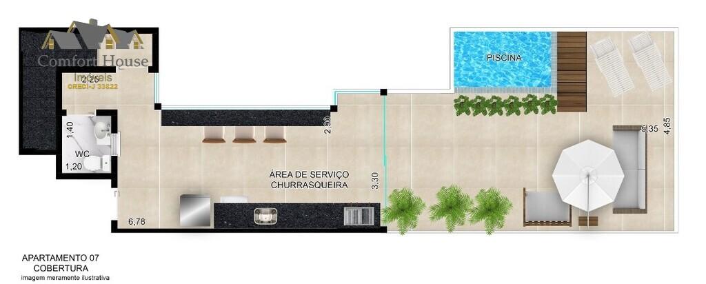 Cobertura, 3 quartos, 128 m² - Foto 23