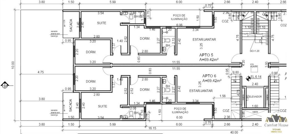 Cobertura, 3 quartos, 140 m² - Foto 22