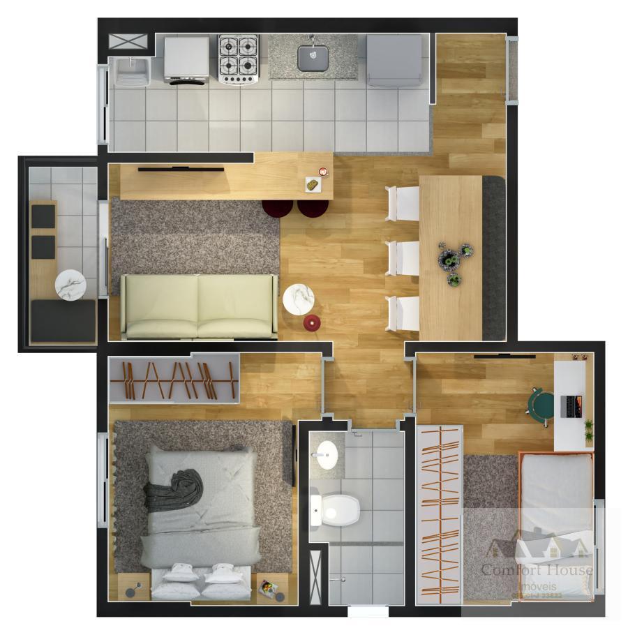 Apartamento, 2 quartos, 46 m² - Foto 20