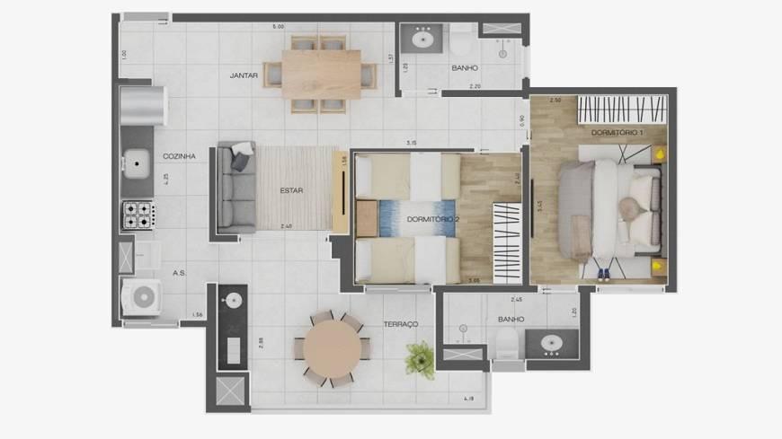 Apartamento, 2 quartos, 63 m² - Foto 30