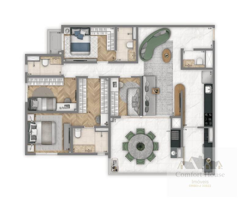 Apartamento, 4 quartos, 126 m² - Foto 27