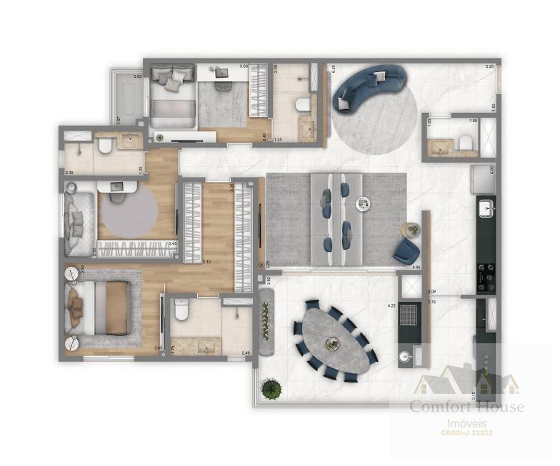 Apartamento, 4 quartos, 126 m² - Foto 28