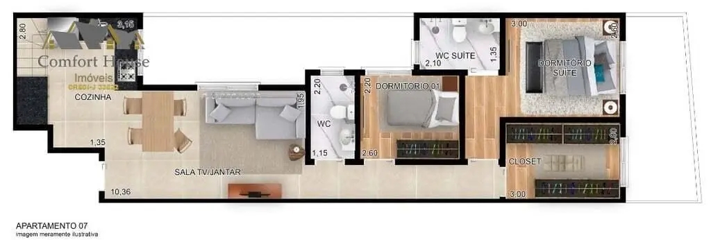 Cobertura, 3 quartos, 128 m² - Foto 15