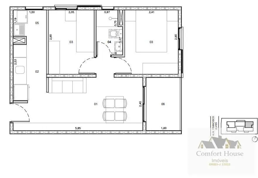 Apartamento, 2 quartos, 40 m² - Foto 15
