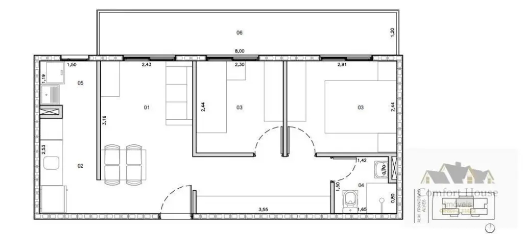 Apartamento, 2 quartos, 40 m² - Foto 16