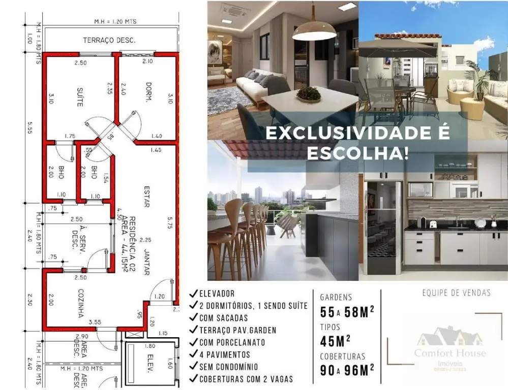 Apartamento, 2 quartos, 64 m² - Foto 32