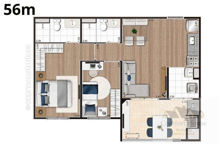 Apartamento, 3 quartos, 67 m² - Foto 18
