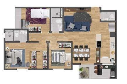 Apartamento, 3 quartos, 79 m² - Foto 17