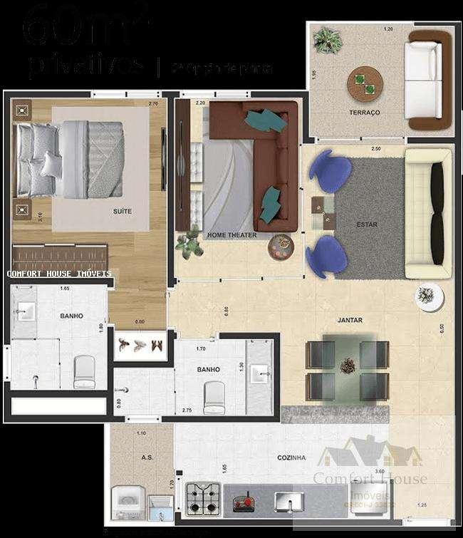 Apartamento, 2 quartos, 60 m² - Foto 22
