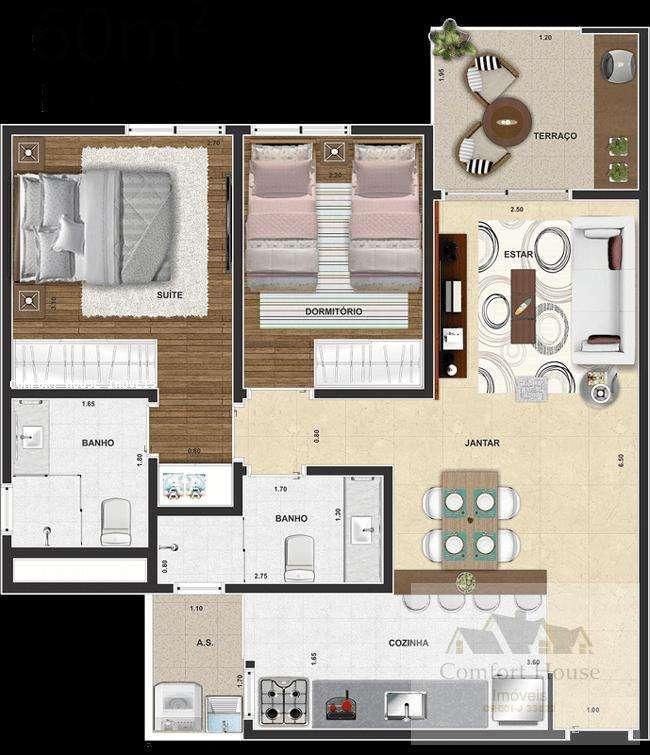 Apartamento, 2 quartos, 60 m² - Foto 20