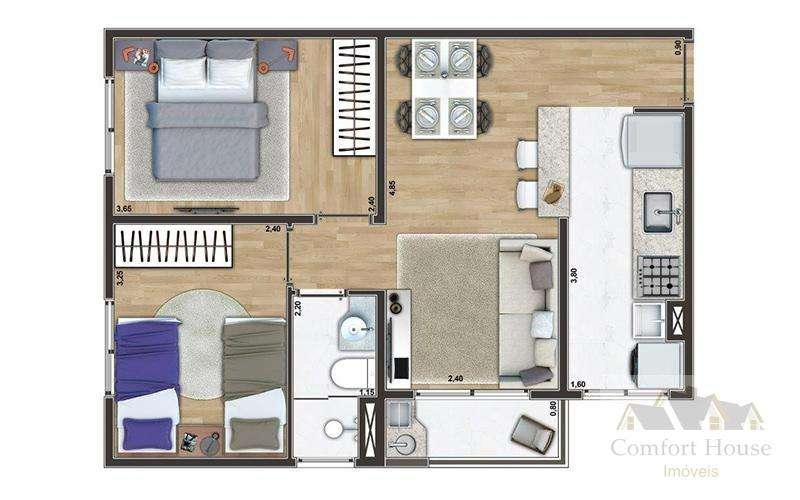 Apartamento, 2 quartos, 48 m² - Foto 18