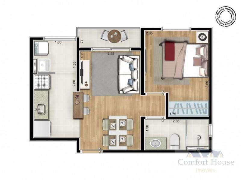 Apartamento, 1 quarto, 37 m² - Foto 24