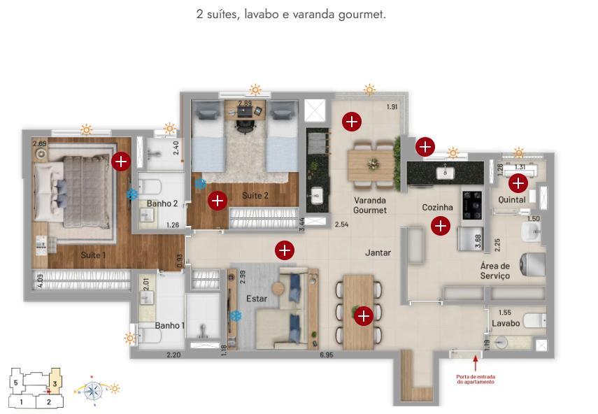 Apartamento, 2 quartos, 86 m² - Foto 27