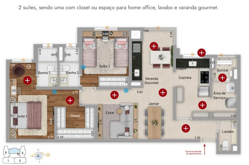 Apartamento, 2 quartos, 86 m² - Foto 29