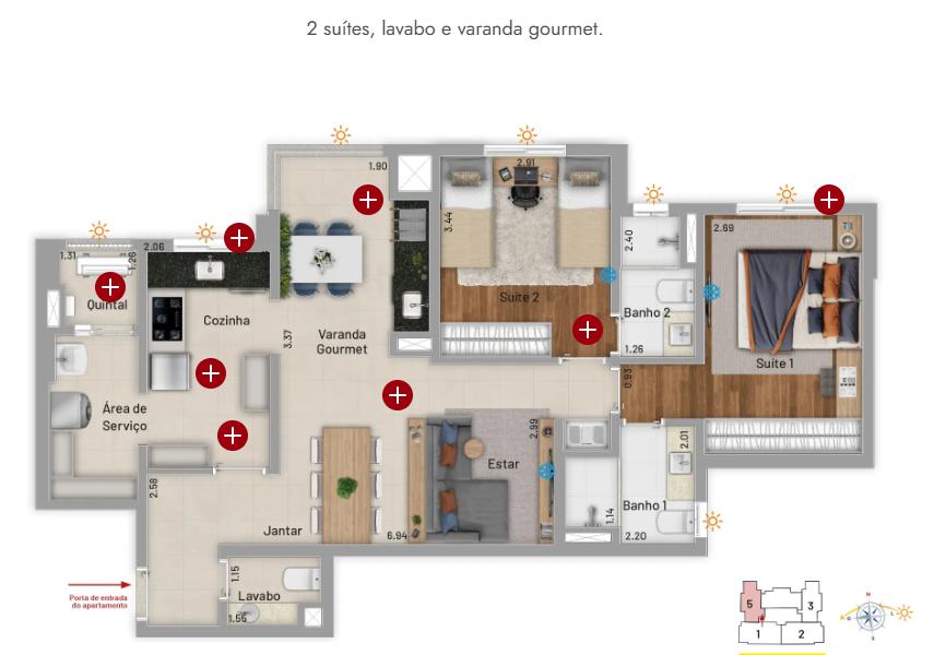 Apartamento, 2 quartos, 86 m² - Foto 28