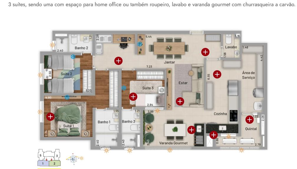 Apartamento, 2 quartos, 86 m² - Foto 30
