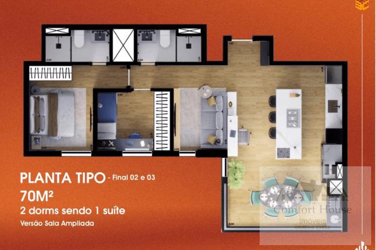 Apartamento, 3 quartos, 70 m² - Foto 21
