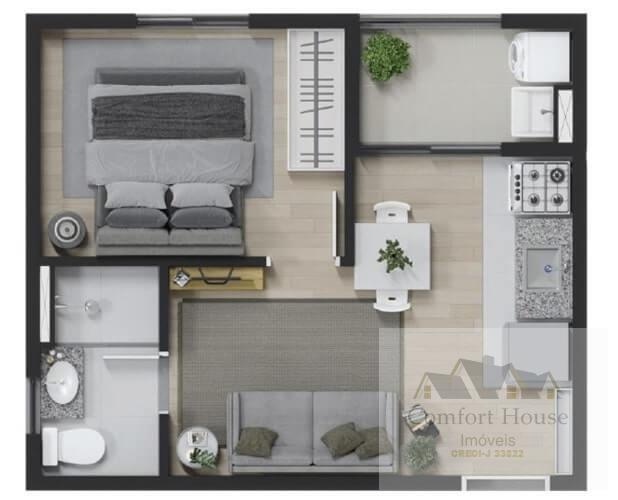 Apartamento, 2 quartos, 37 m² - Foto 6