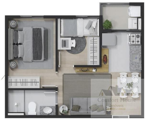 Apartamento, 2 quartos, 37 m² - Foto 7
