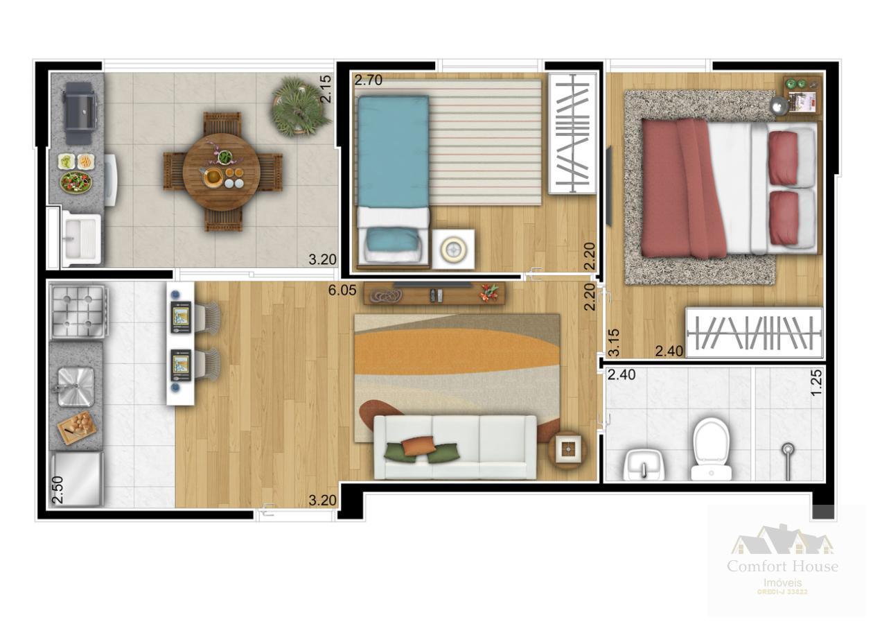 Apartamento, 2 quartos, 42 m² - Foto 26