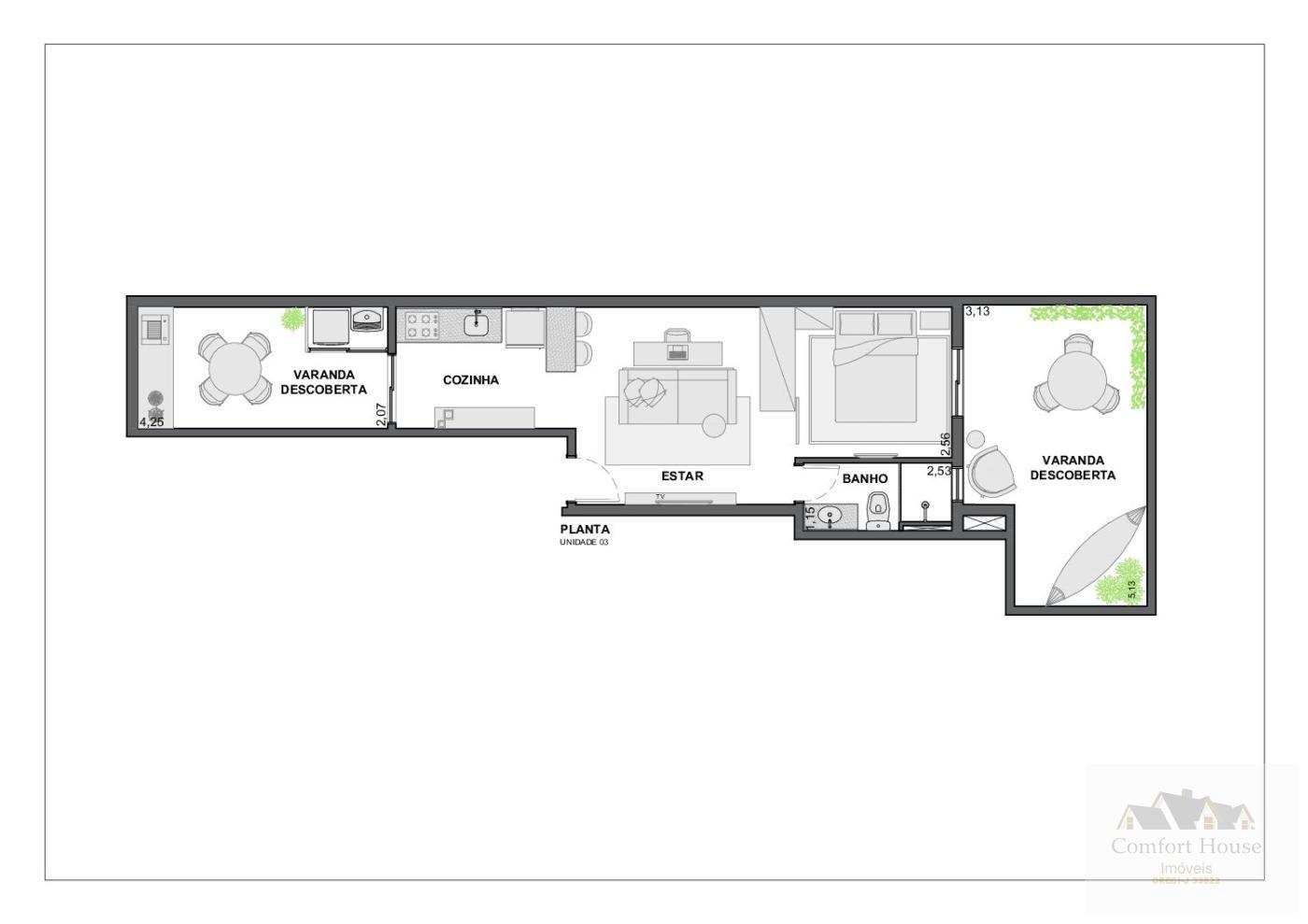 Apartamento, 1 quarto, 37 m² - Foto 4