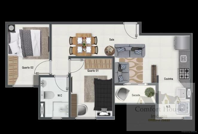 Apartamento, 2 quartos, 50 m² - Foto 15