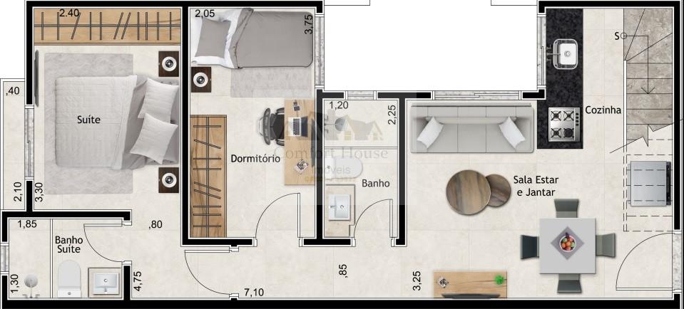 Cobertura, 2 quartos, 100 m² - Foto 12