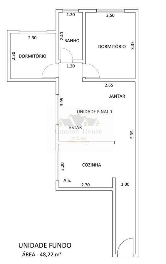 Casa, 2 quartos, 48 m² - Foto 17