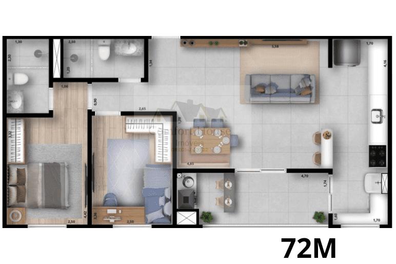 Apartamento, 2 quartos, 72 m² - Foto 32