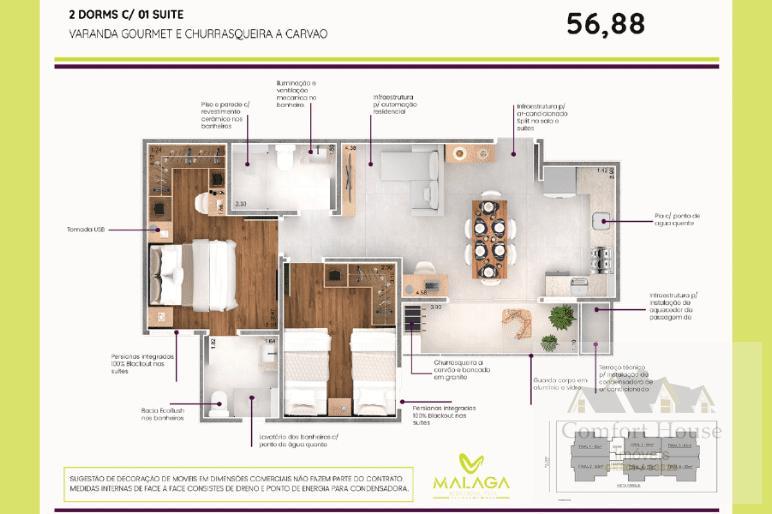 Apartamento, 2 quartos, 63 m² - Foto 35