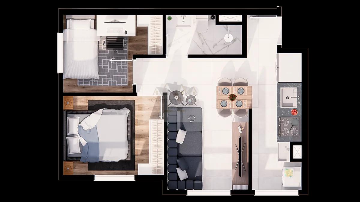 Apartamento, 2 quartos, 40 m² - Foto 23