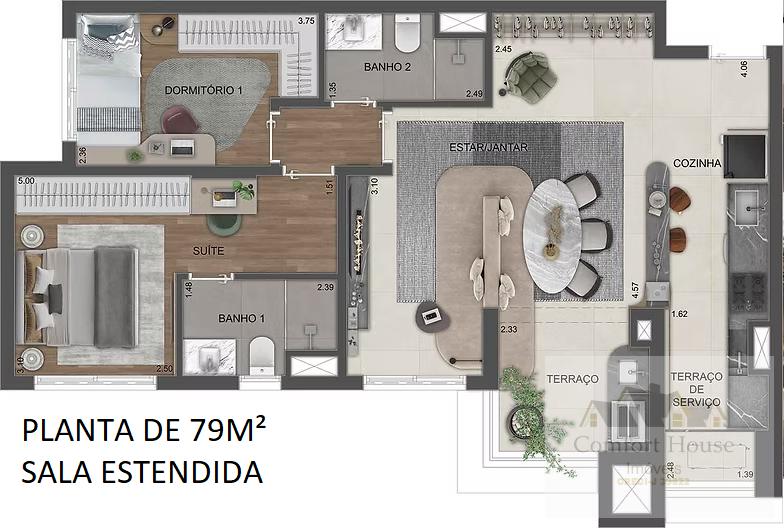Apartamento, 2 quartos, 59 m² - Foto 41