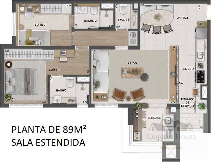 Apartamento, 2 quartos, 59 m² - Foto 43