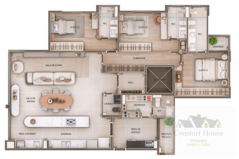 Apartamento, 3 quartos, 183 m² - Foto 33