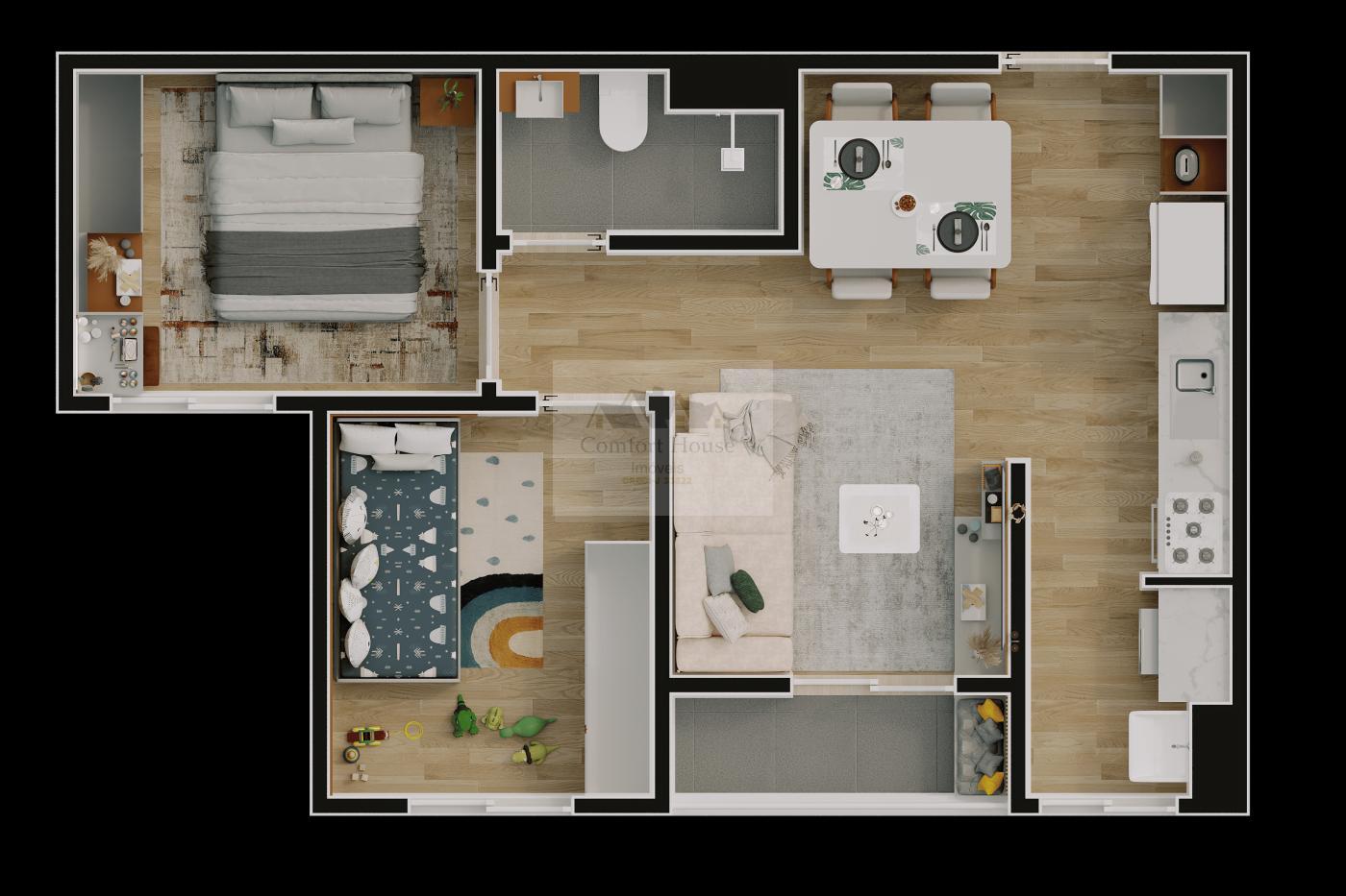 Casa, 2 quartos, 40 m² - Foto 23