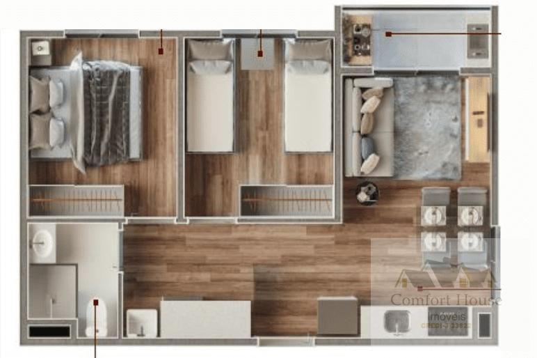 Casa, 2 quartos, 40 m² - Foto 14