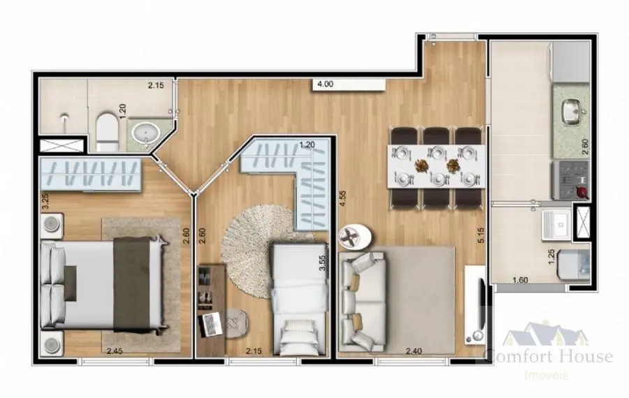 Apartamento, 2 quartos, 44 m² - Foto 24