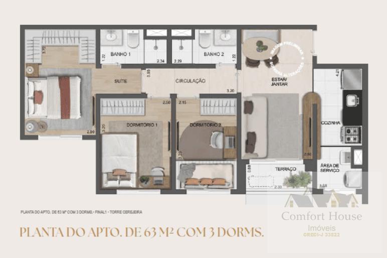 Apartamento, 1 quarto, 33 m² - Foto 30
