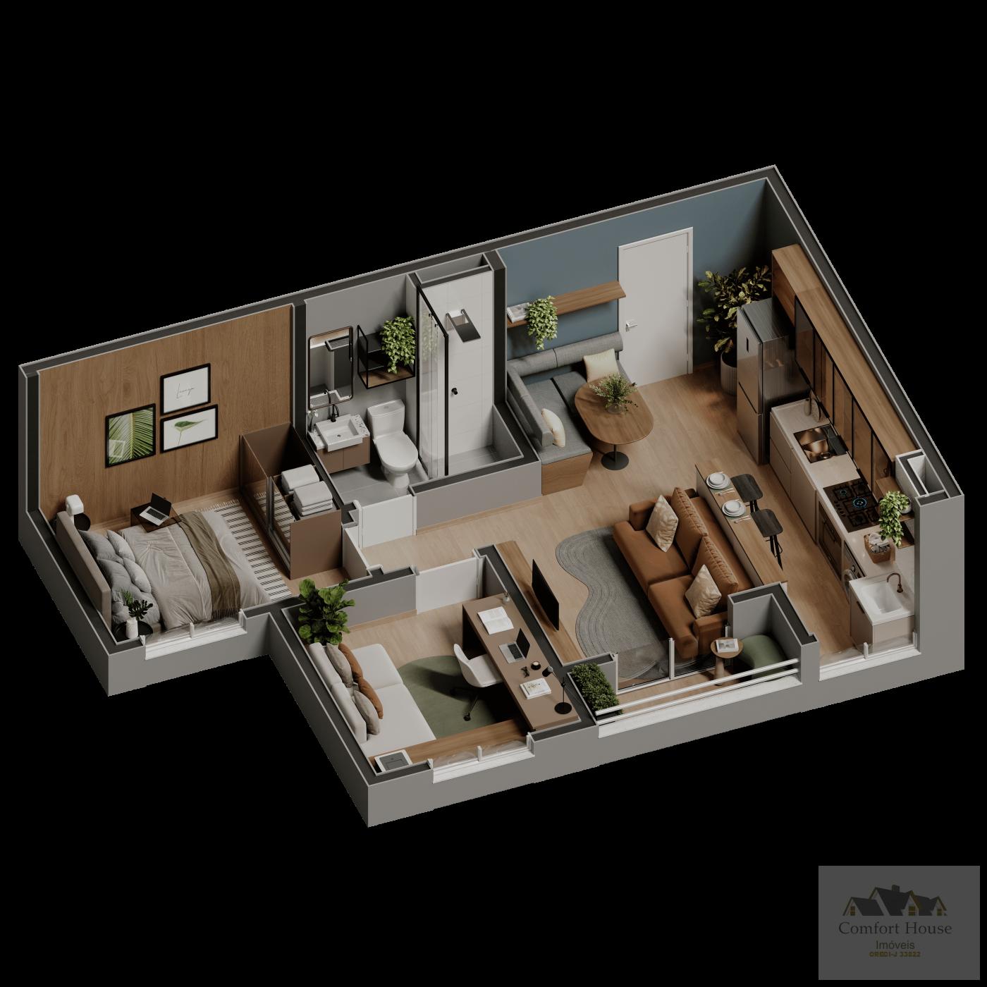 Casa, 2 quartos, 43 m² - Foto 24
