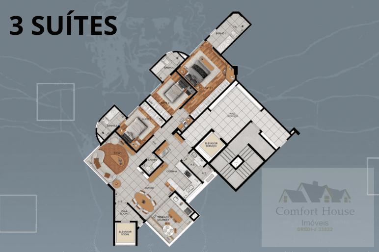Apartamento, 3 quartos, 132 m² - Foto 4