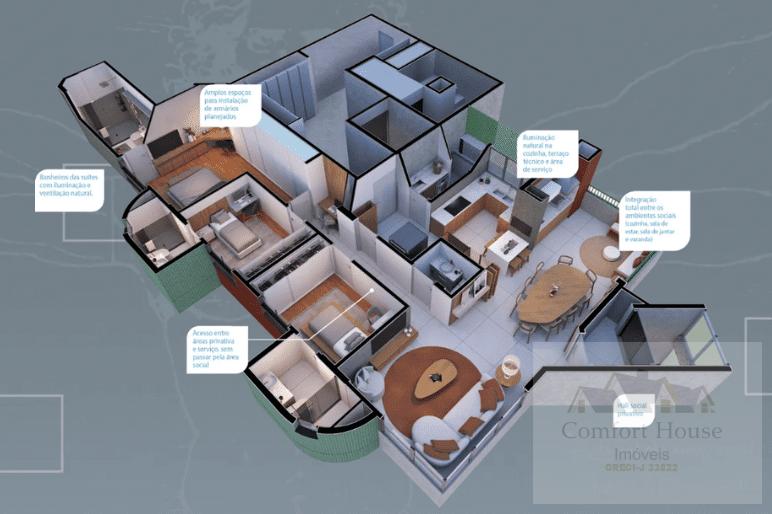 Apartamento, 3 quartos, 132 m² - Foto 5