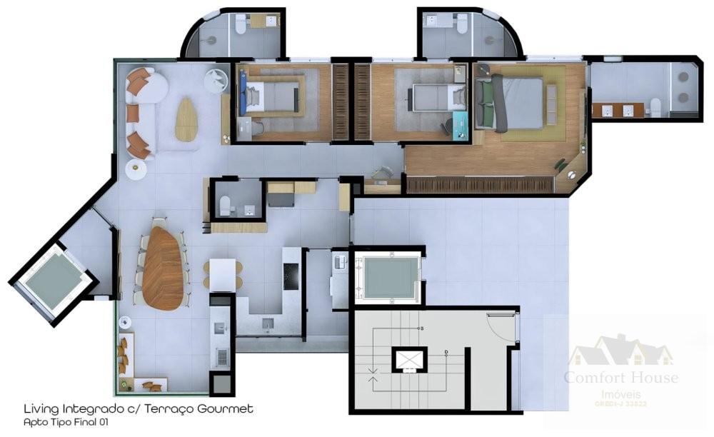 Apartamento, 3 quartos, 132 m² - Foto 14