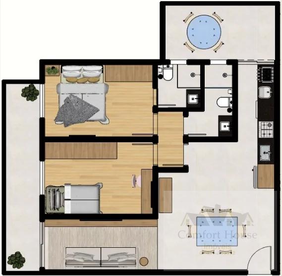 Apartamento, 2 quartos, 59 m² - Foto 7