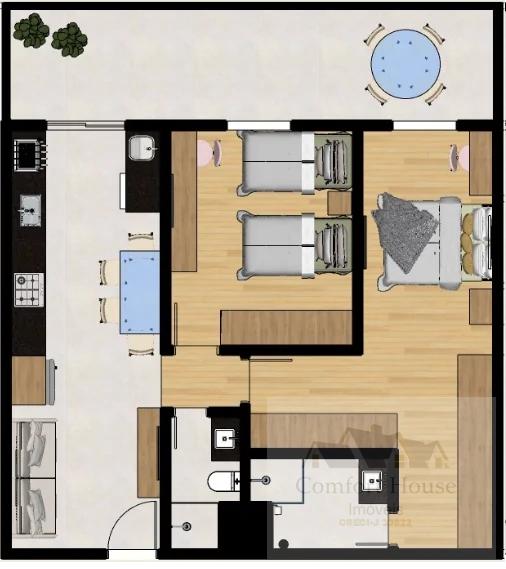 Apartamento, 2 quartos, 59 m² - Foto 9