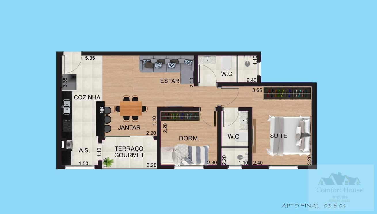 Apartamento, 2 quartos, 47 m² - Foto 12